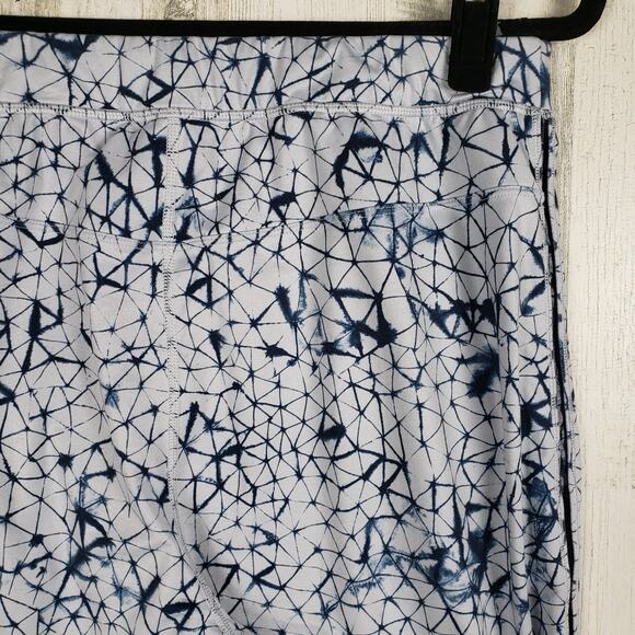 Lululemon Athletica Star Crushed Silver Fox Deep Navy Retreat Yogi Crop Pants 8 - Picture 12 of 15